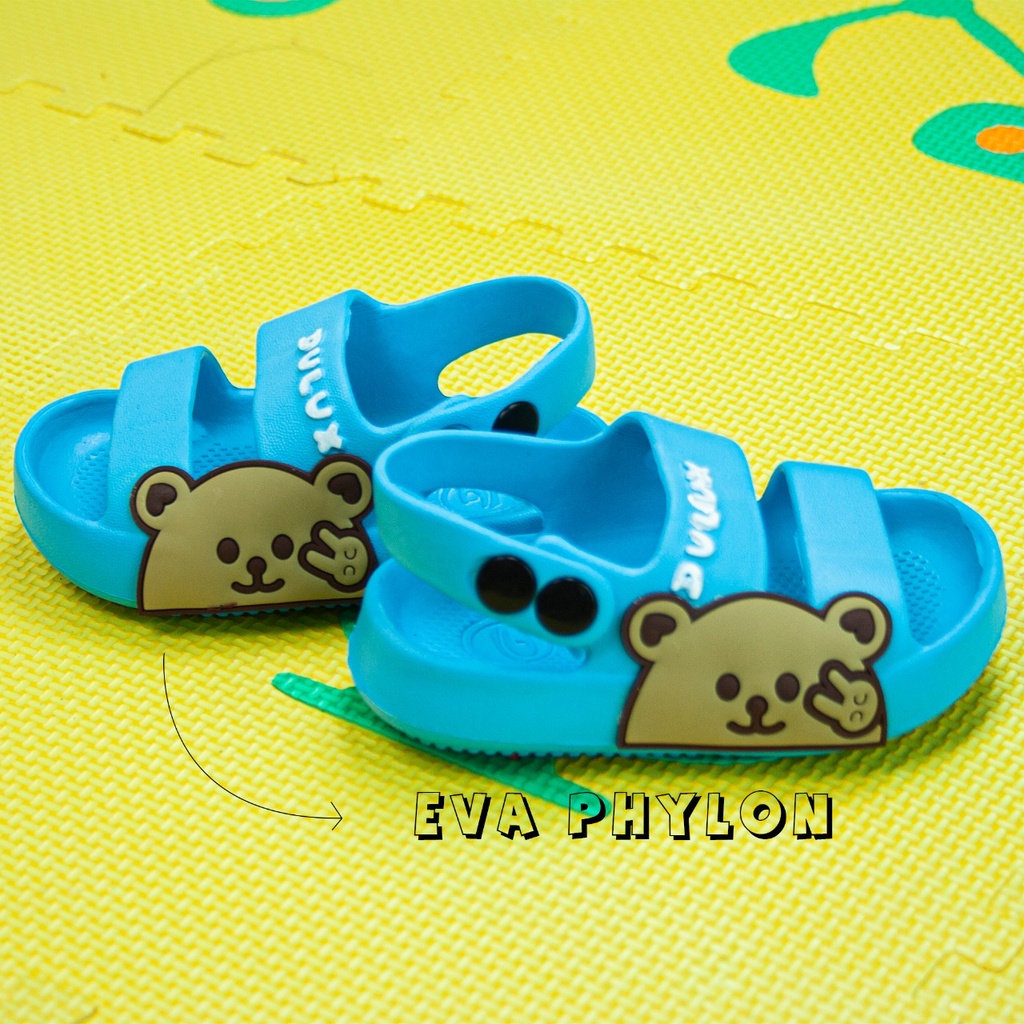 Sandal Slop Anak Perempuan Model Karakter Bear (20-25) - 391/BN