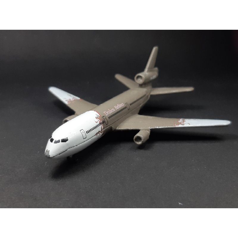 Majorette Douglas DC-10 Draken Airlines Diecast pesawat