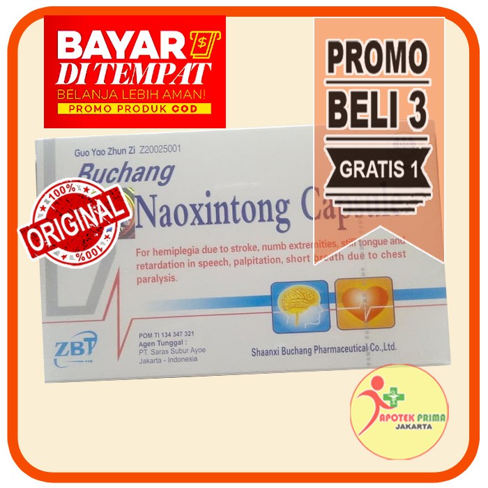 BUCHANG NAOXINTONG CAPSULE OBAT STROKE AMPUH