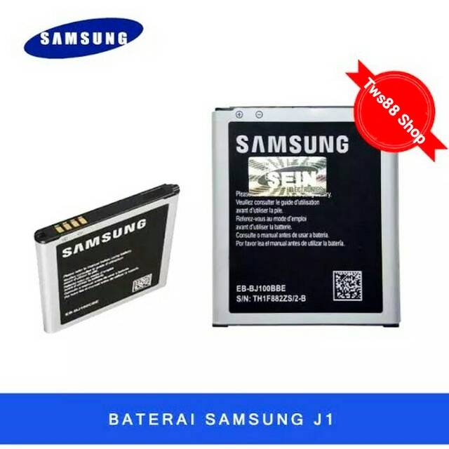 (TWS) Baterai Batre Battery Original Samsung J1 / J100H / SM-J100 / J100F / J100 / EB-BJ100BBE