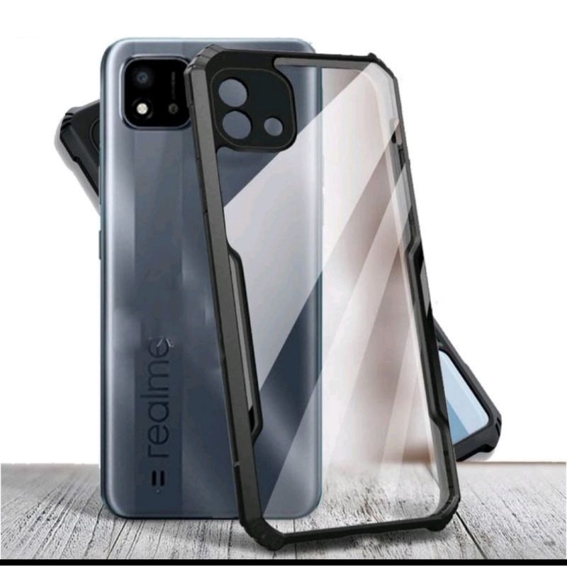 Case Fusion Realme C11 2021 New - Softcase Clear Armor Bumper Transprent ShockProof - UA