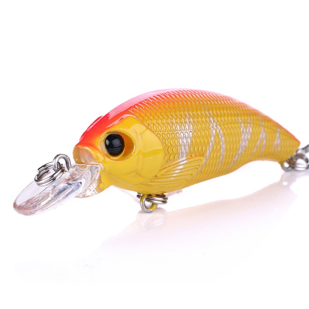 Hengjia 2PCS Umpan Pancing Crankbait Artifisial Keras 7.5cm 8.3g