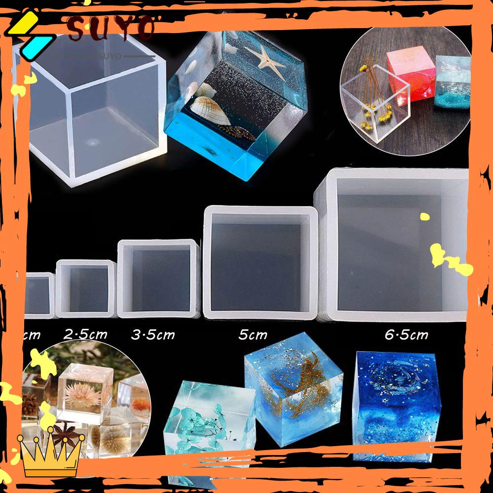 SUYOU DIY Craft Transparent UV Epoxy Crystal Pendant Resin Mold