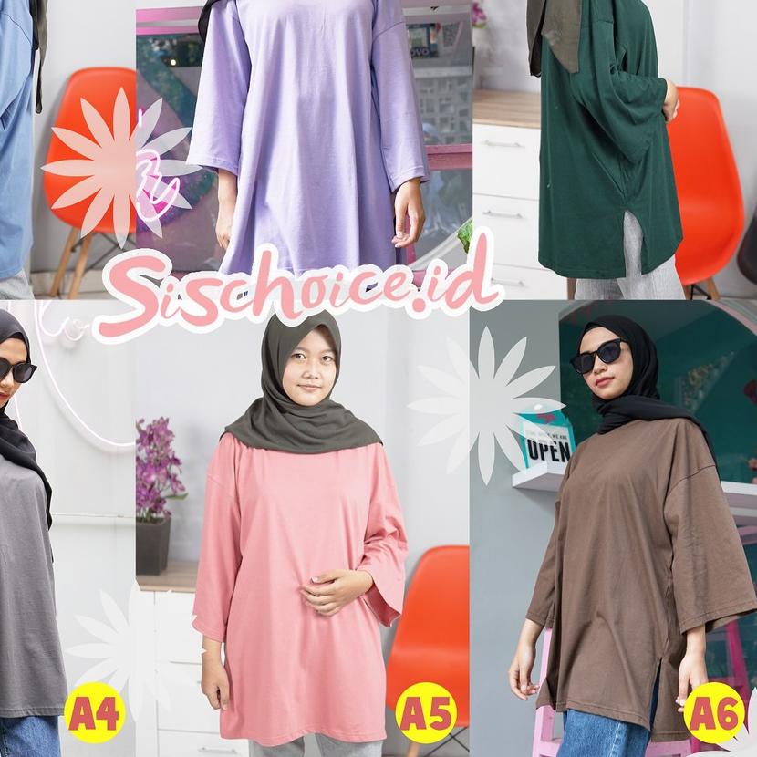♢ KAOS OVERSIZE WANITA POLOS / BASIC OVERSIZE TOP POLOS / TSHIRT OVERSIZE WANITA / KAOS WANITA BIG S