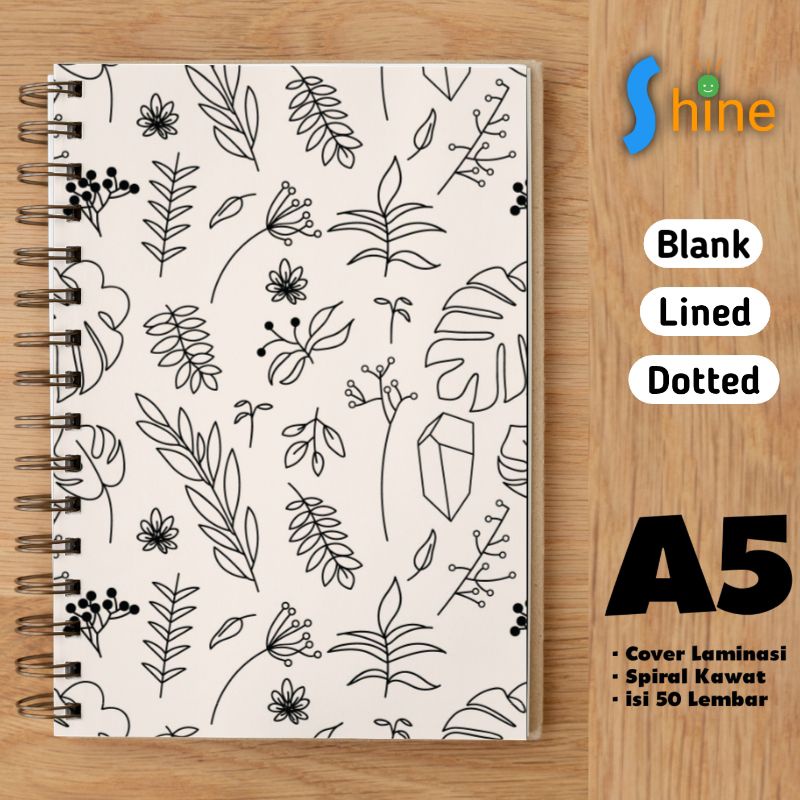 

Buku Catatan Aesthetic Notebook A5 Spiral