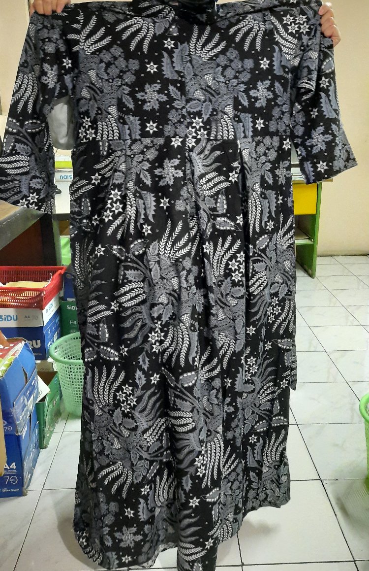 Batik Couple Keluarga Terbaru Sania Ruffle Ori Ndoro Jowi Dnt Manggar Abu