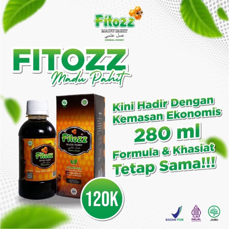 

FITOZZ Madu Pahit Kemasan Ekonomis 280 gr