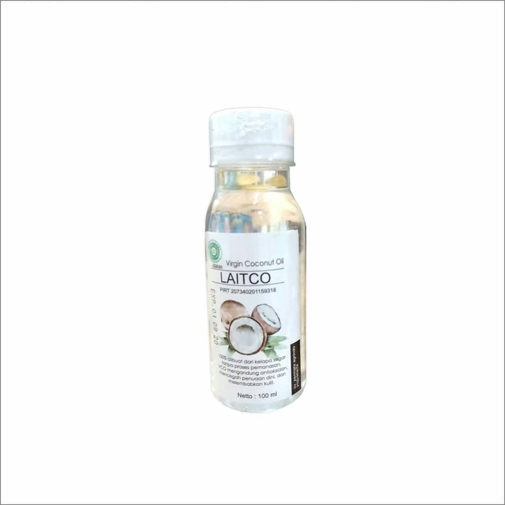 

Cold Pressed VCO Virgin Coconut Oil Laitco Eka Farm 250 ml Minya Kelapa Murni Organik