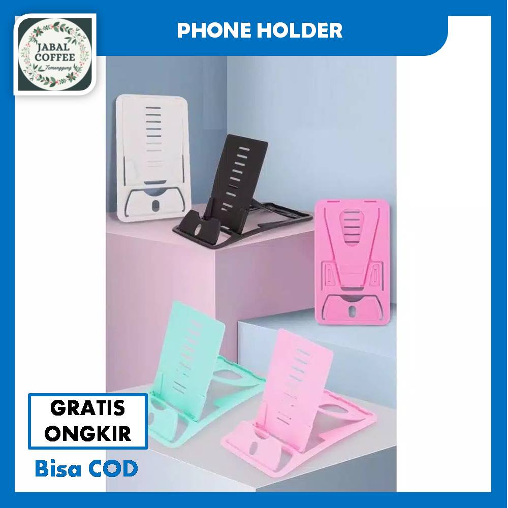 Card Holder Handphone / Dudukan HP Lipat / Stand Card Phone Holder / Stand HP Kartu J112