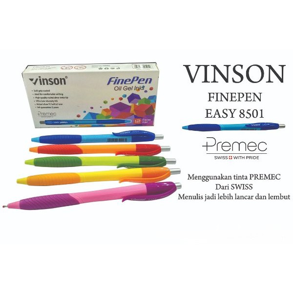 

Pulpen Vision Finepen Easy 8501 12pcs