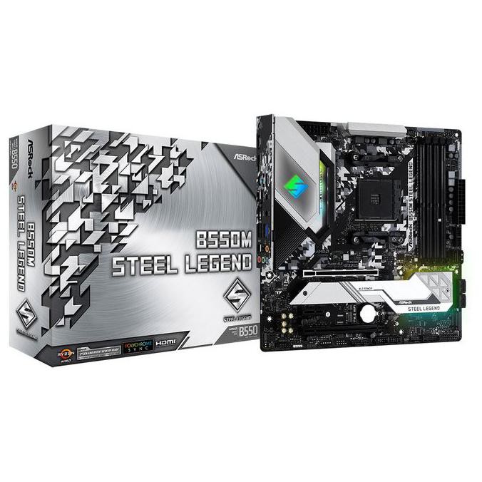 Ready Stock] Asrock B550M Steel Legend