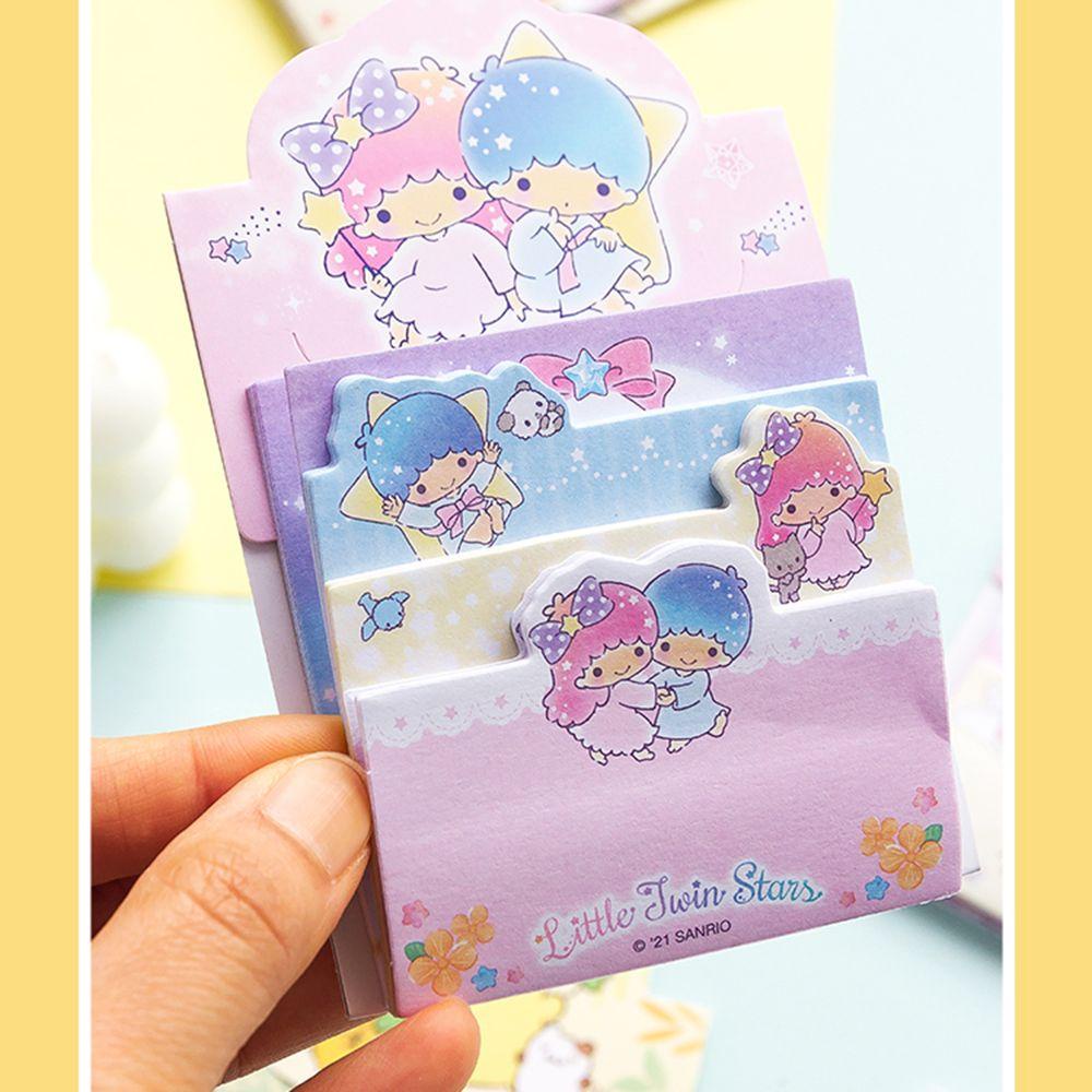 LANFY Decor Sticker Kawaii Collection Retro Diary Album KT Cat My Melody Kulomi Perlengkapan Dekorasi Background Paper Scrapbooking Sticker