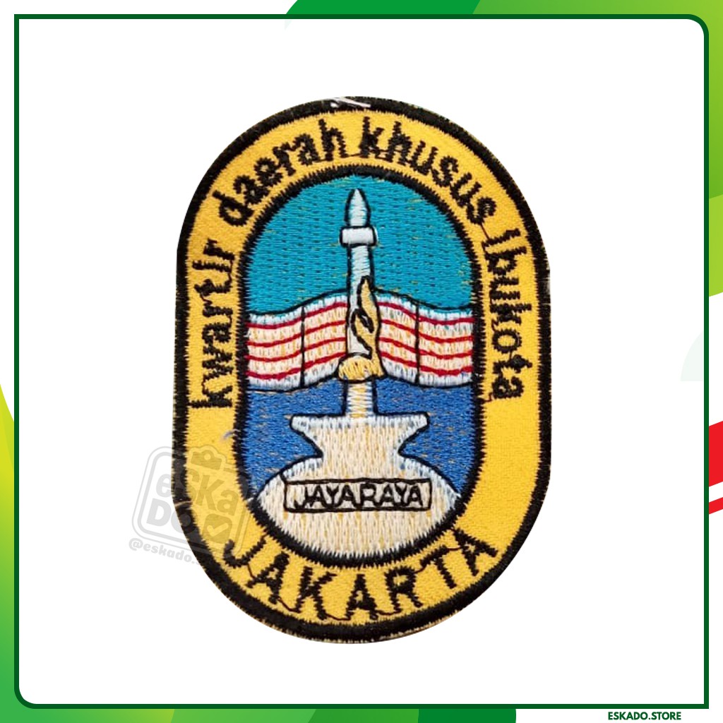 Bet / Badge Kwarda DKI Jakarta Full Bordir