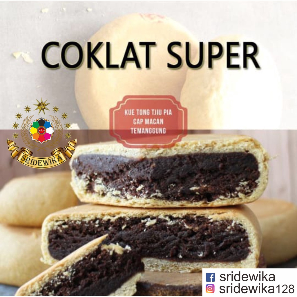 

moon cake cap macan - coklat super