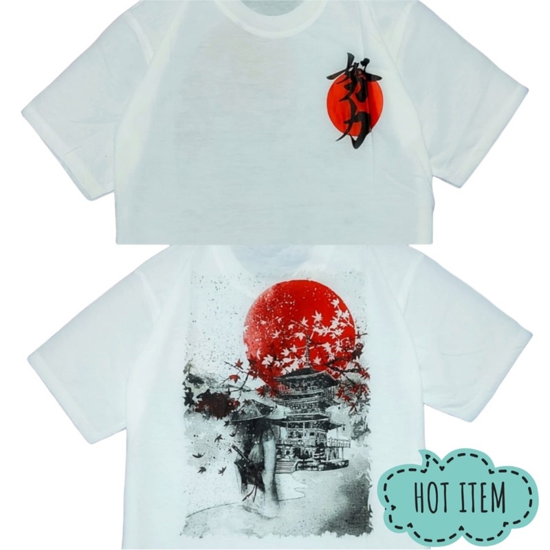 kaos pria/PAGODA HERO/kaos samurai