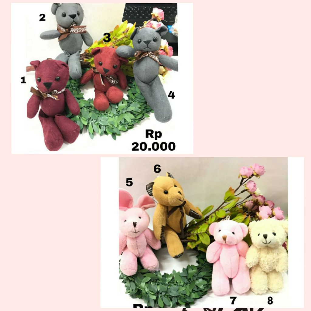 1 BUAH - APLIKASI BONEKA | KELINCI |RABBIT | BERUANG TEDDY | BEAR