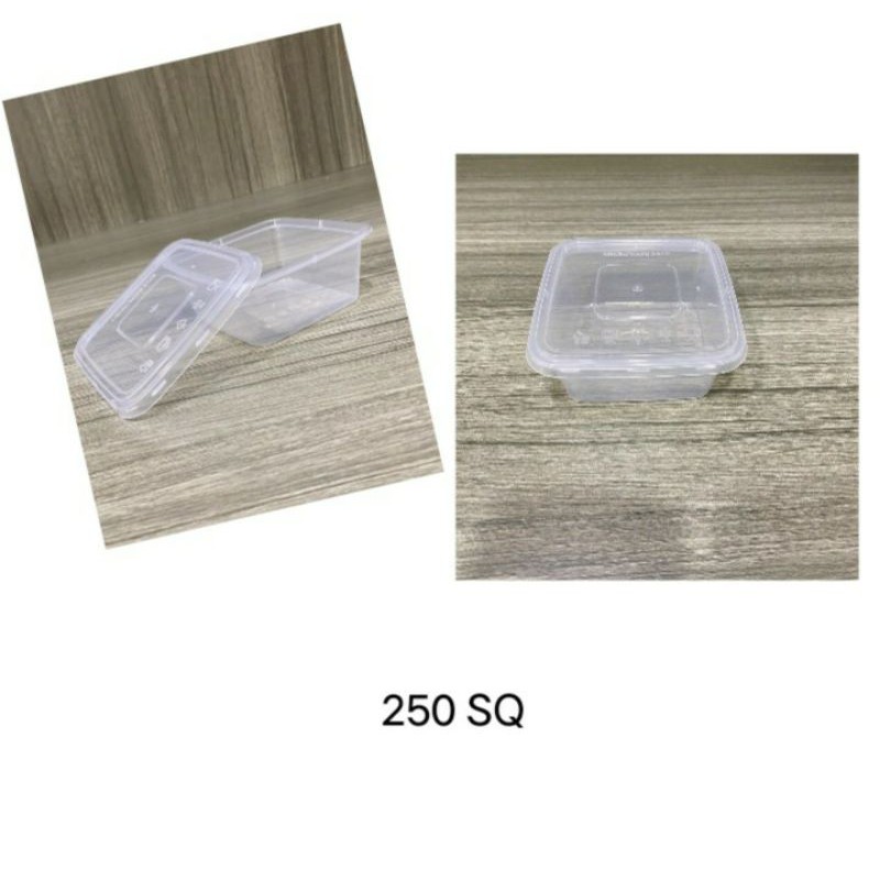 Thinwall 250ml SQ / Kotak Thinwall 250ml SQ / Box Thinwall 250ml Kotak Persegi