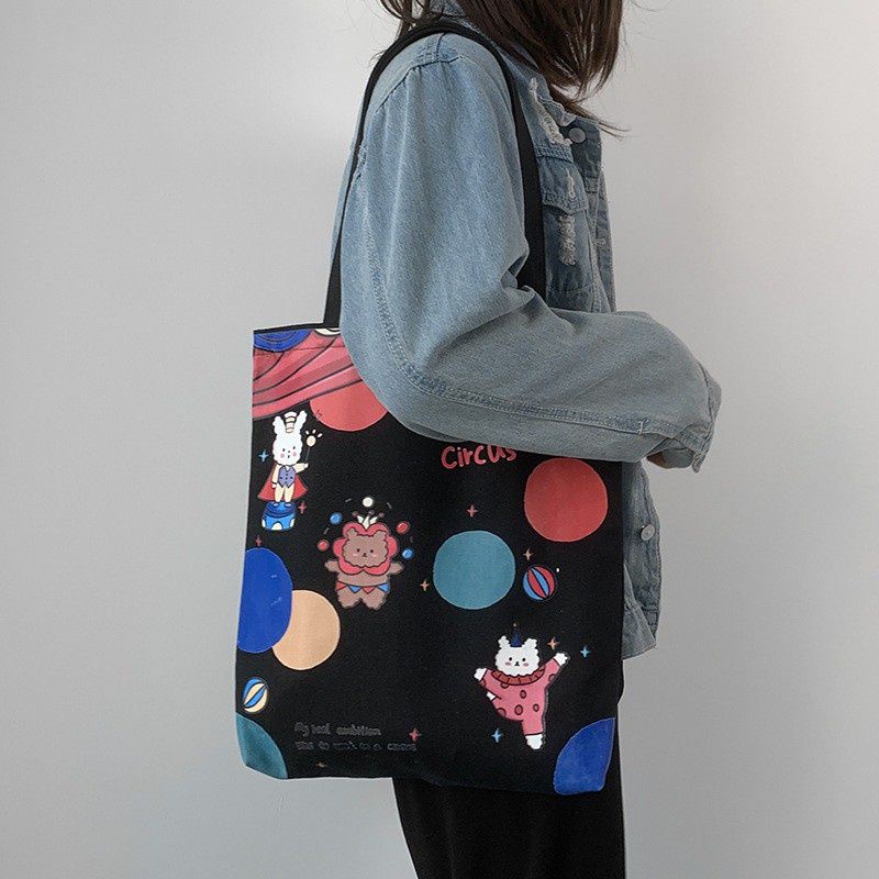 TOTE BAG LUCU-ART PRINTING PLANET-FULL COLLOR