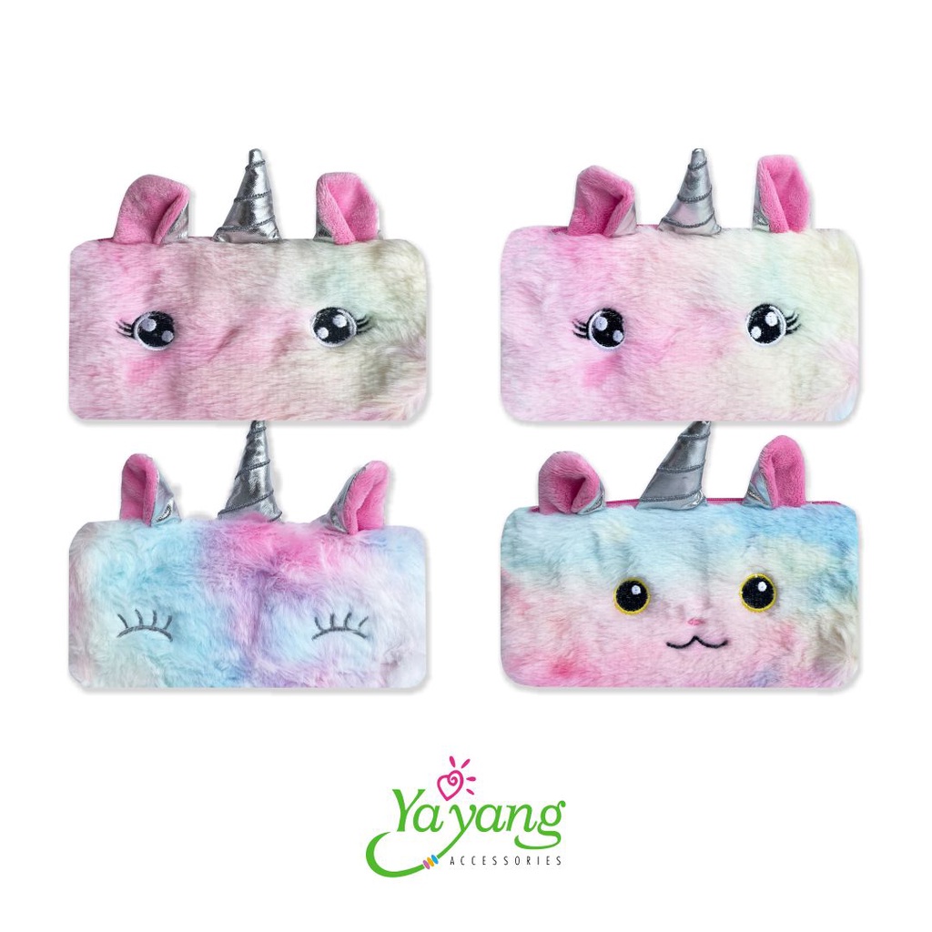 YAYANG Tas Bulu Unicorn / Sling Bag Anak - NTS0625