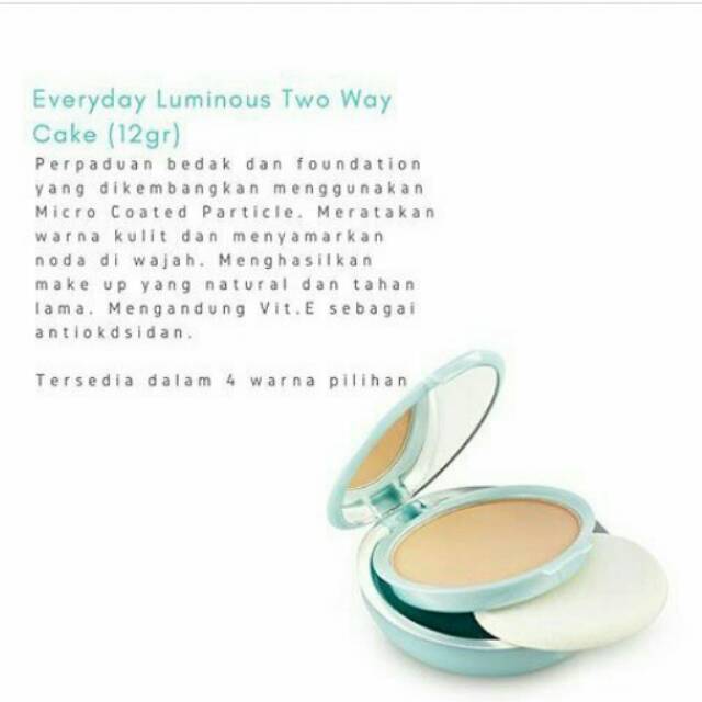 Wardah Luminous Two Way Cake