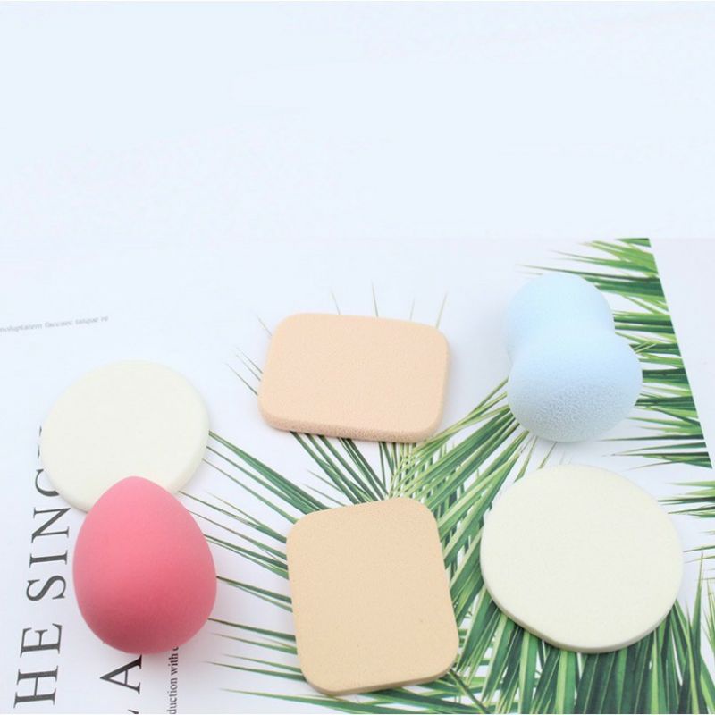 ~ PIYOSHI08 ~ Beauty Blender Sponge Make up 1 Set Isi 6 Pcs / Spons Bedak Foundation 6 in 1 AF170