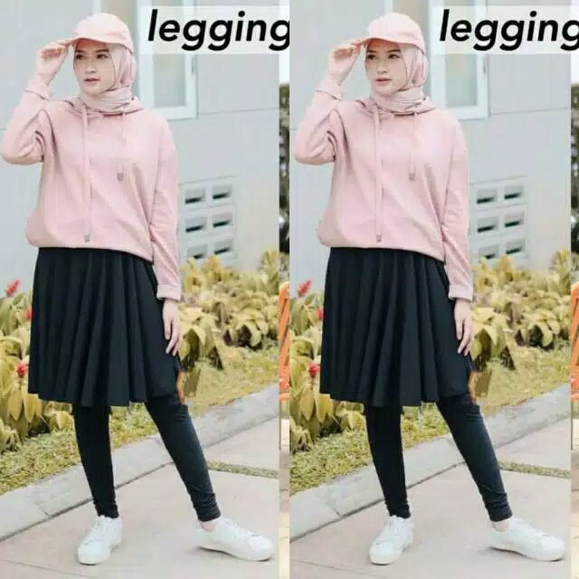 legging rok sporty/legging rok skirt premium