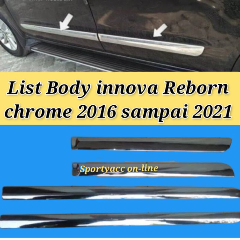 List Body Innova Reborn 2016-2021 Chrome