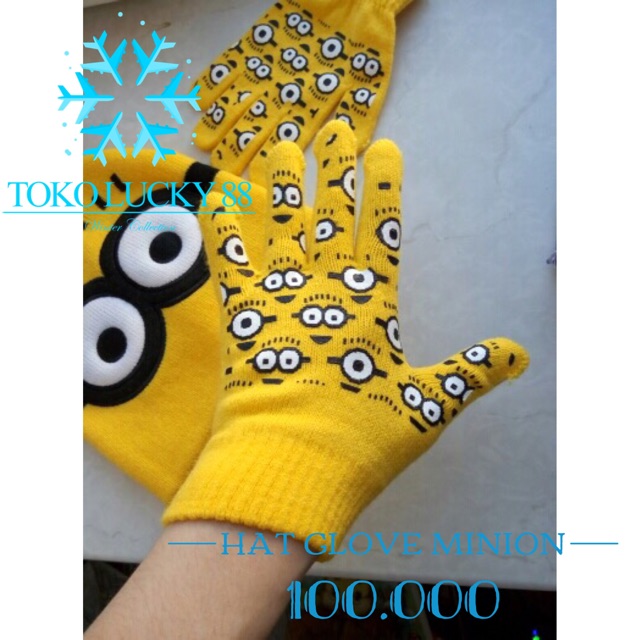 Topi Sarung Tangan Minion