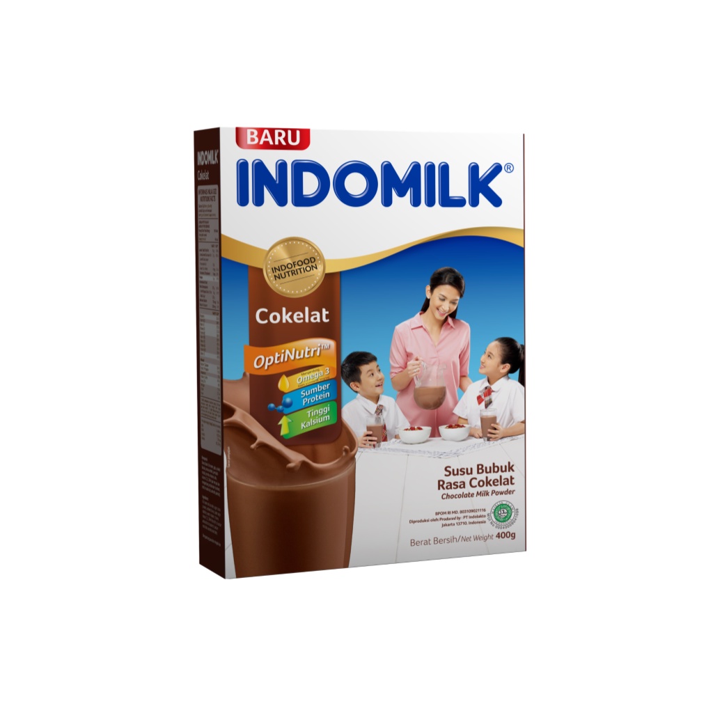 Indomilk Coklat Susu Bubuk Box 400 gr