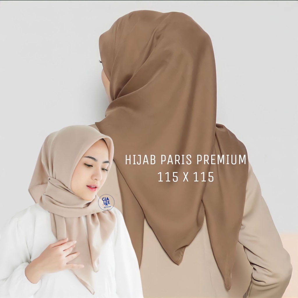 Paris Premium Voal / Hijab Paris Premium Segi Empat / Paris Premium 115 x 115 / Segi Emat