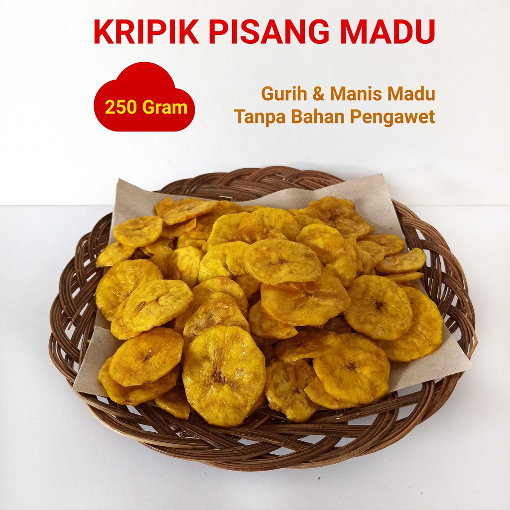 

(250 gram) KERIPIK PISANG MANIS | KERIPIK PISANG MADU | SRIPING PISANG LEGIT