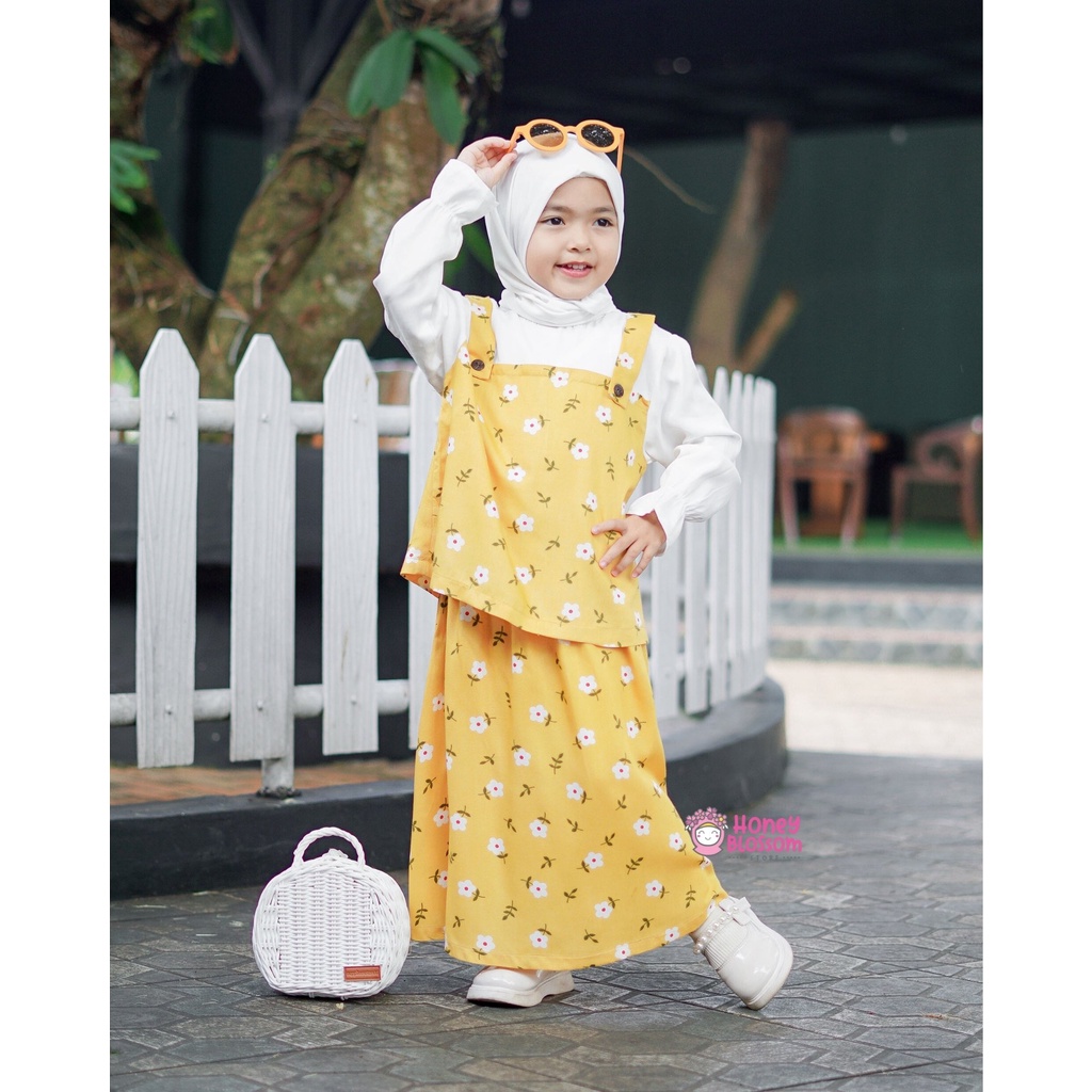 HoneyBlossom - setelan rok anak / setelan rok anak perempuan alyssa 1-5 tahun