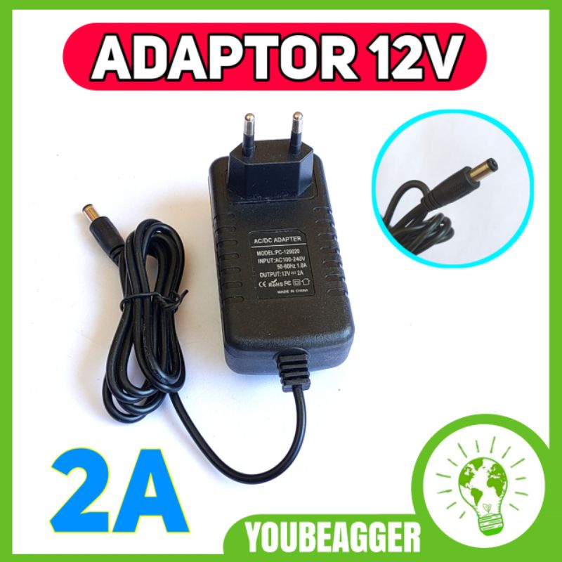 Adaptor 12V 2 Ampere