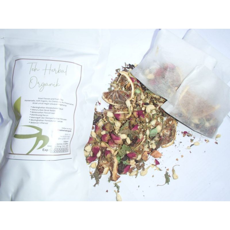 

[READY] TEH HERBAL ORGANIK, TEH DIET, TEH KESEHATAN, teh detox,teh bunga, teh Buah