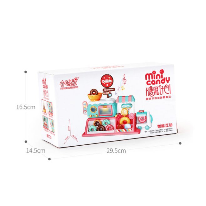 Mainan Toko Permen Donat - Mini Candy Donuts Shop