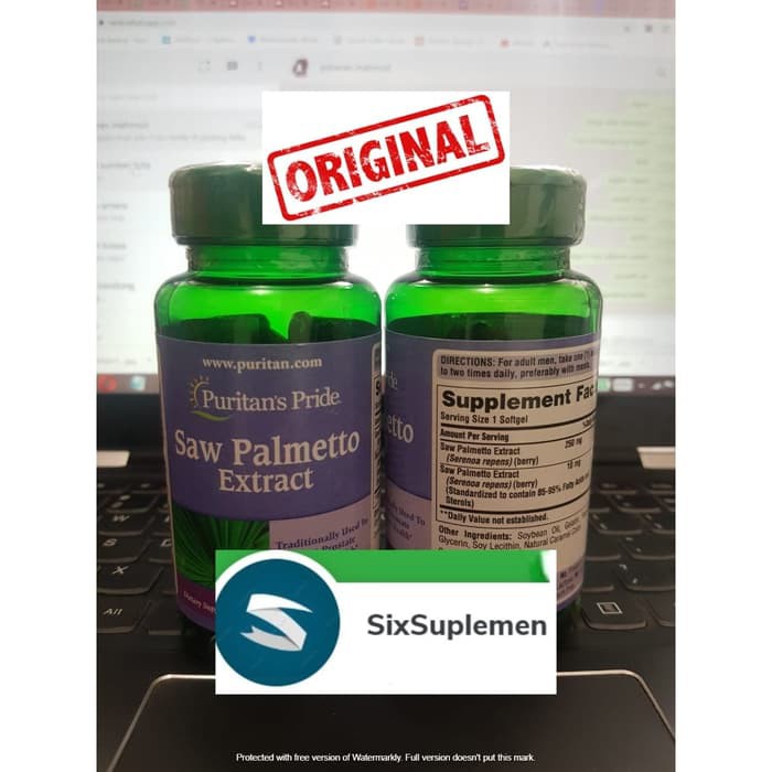 Puritan saw palmetto 1000 mg isi 90