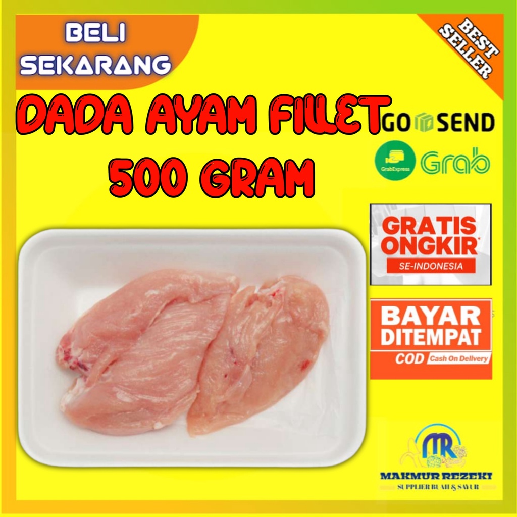 

DAGING AYAM DADA FILLET TANPA KULIT BERAT 500 GRAM MURAH FRESH