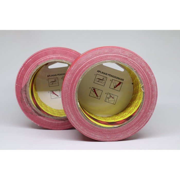 

Terlaris Cloth Tape/Lakban Kain Warna Merah Tachimita Berkualitas 2 Inch 17 M Sale!!!