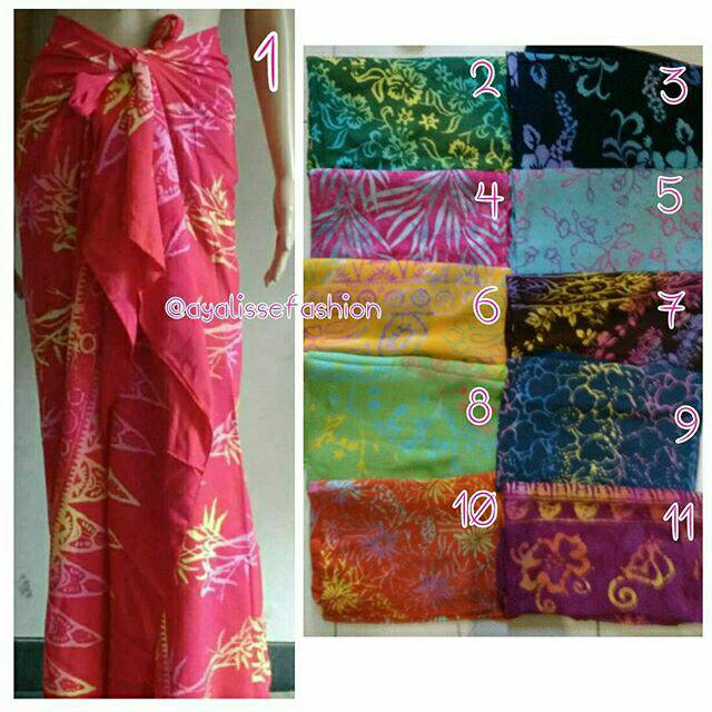 Kain pantai bali tebal motif