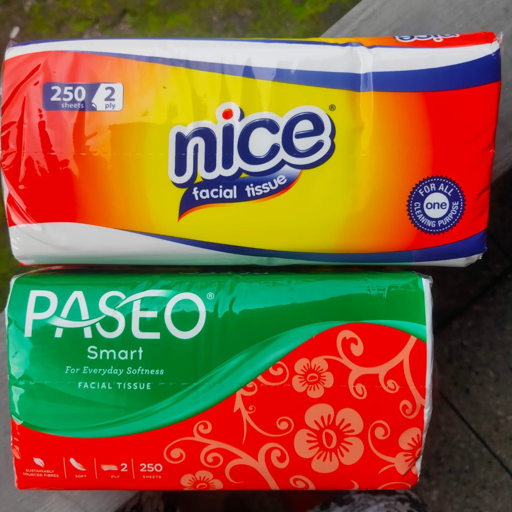 Tissue Wajah Nice Soft Pack 180 sheets / 250 Sheets 2ply-2