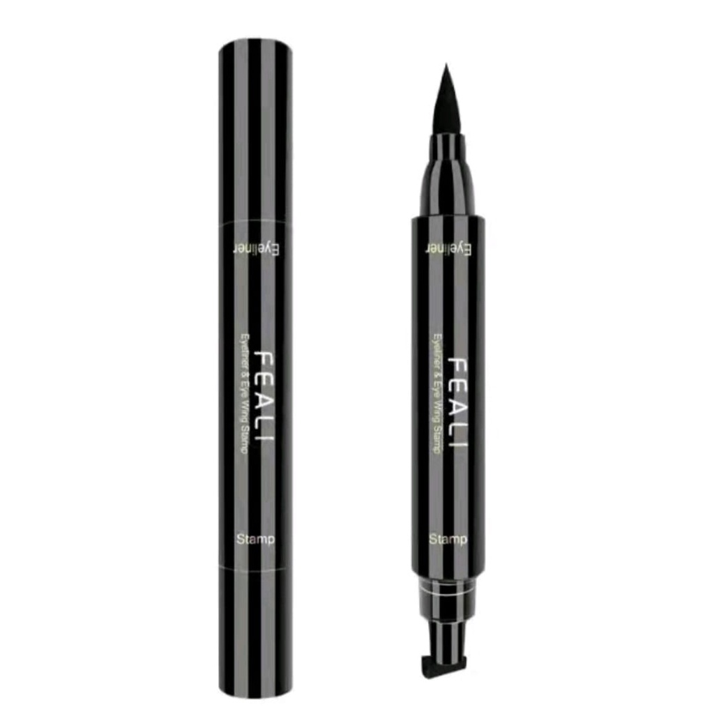 FEALI Eyeliner Stamp 2in1 Waterproof Liquid Duo Eyeliner Wing With Stamp