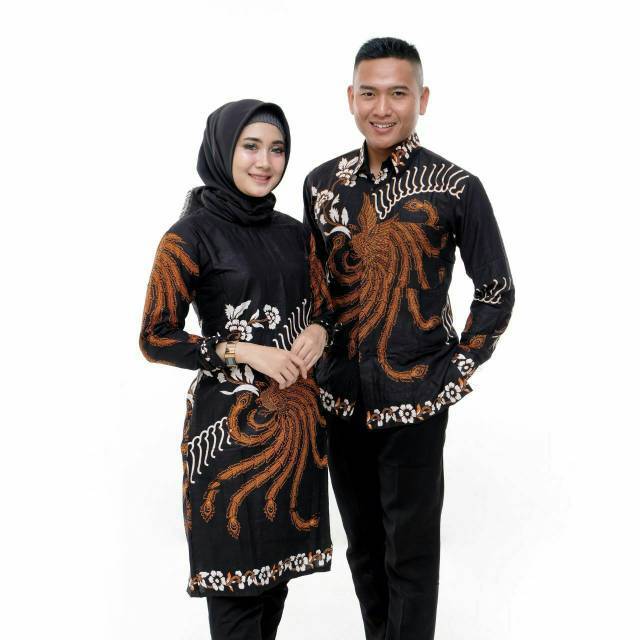 DISTRO Batik HRB026 FASHION Kemeja formal  Pekalongan Padi M L Xl xxl Sogan Tulis Halus Kemeja Batik