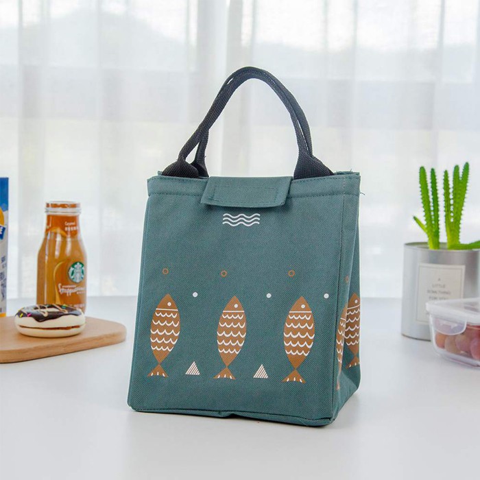 Lunch Bag Tas Bekal Cooler Bag Motif Ikan