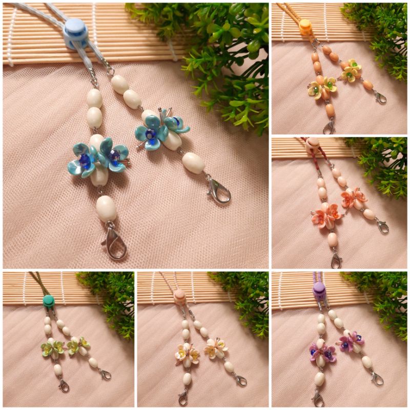 Strap Kalung Masker Konektor masker anak konektor masker hijab 2in1 grosir konektor masker lusinan g