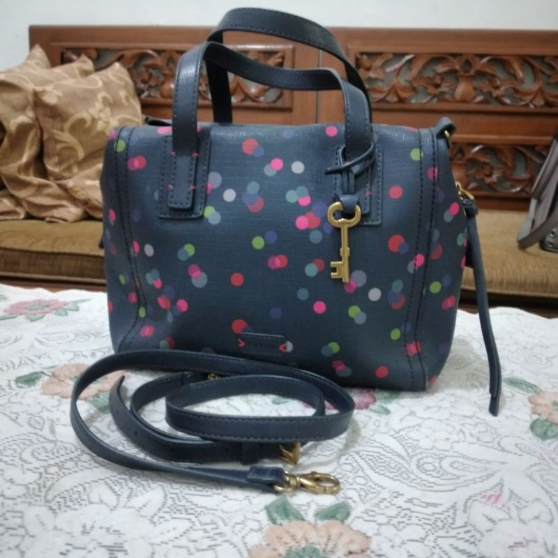 fossil emma satchel preloved