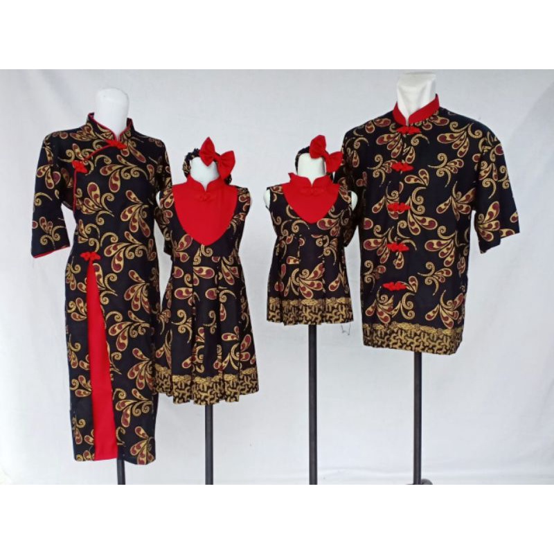 Jual Couple Imlek Baju Cheongsam Baju Imlek Batik Imlek Qipao Modern Dress Sincia 