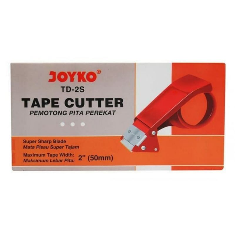 Tape Dispenser/Tape Cutter/Alat Pemotong Lakban Joyko TD-2S Besi