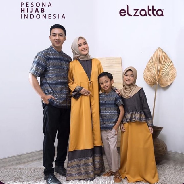 SaSarimbit Keluarga Elzatta Hijab Original Diskon Sarimbit Rabbiya