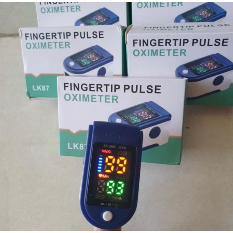Oximeter Fingertip Pulse Oxymeter LK87  LCD Full Colour Oximeter LK 87 OXIMETER