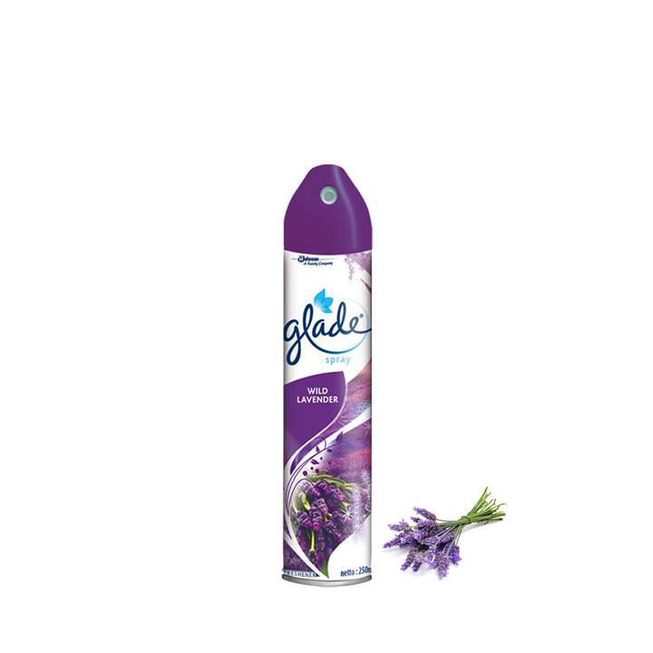 Pengharum Ruangan GLADE Semprot 350ml+50ml WILD Lavender Air Freshener